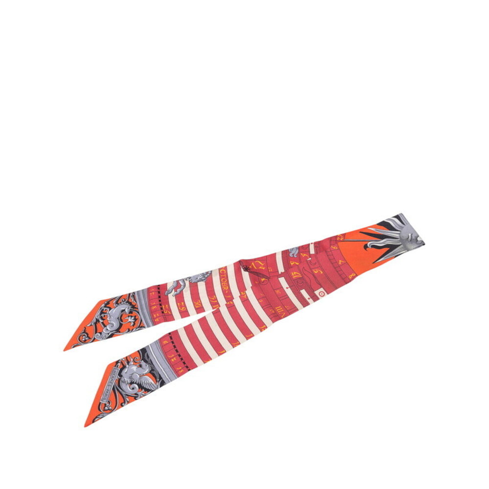 Hermes Twilly Astrologie Astrology Scarf Muffler Multicolor Silk Women's HERMES